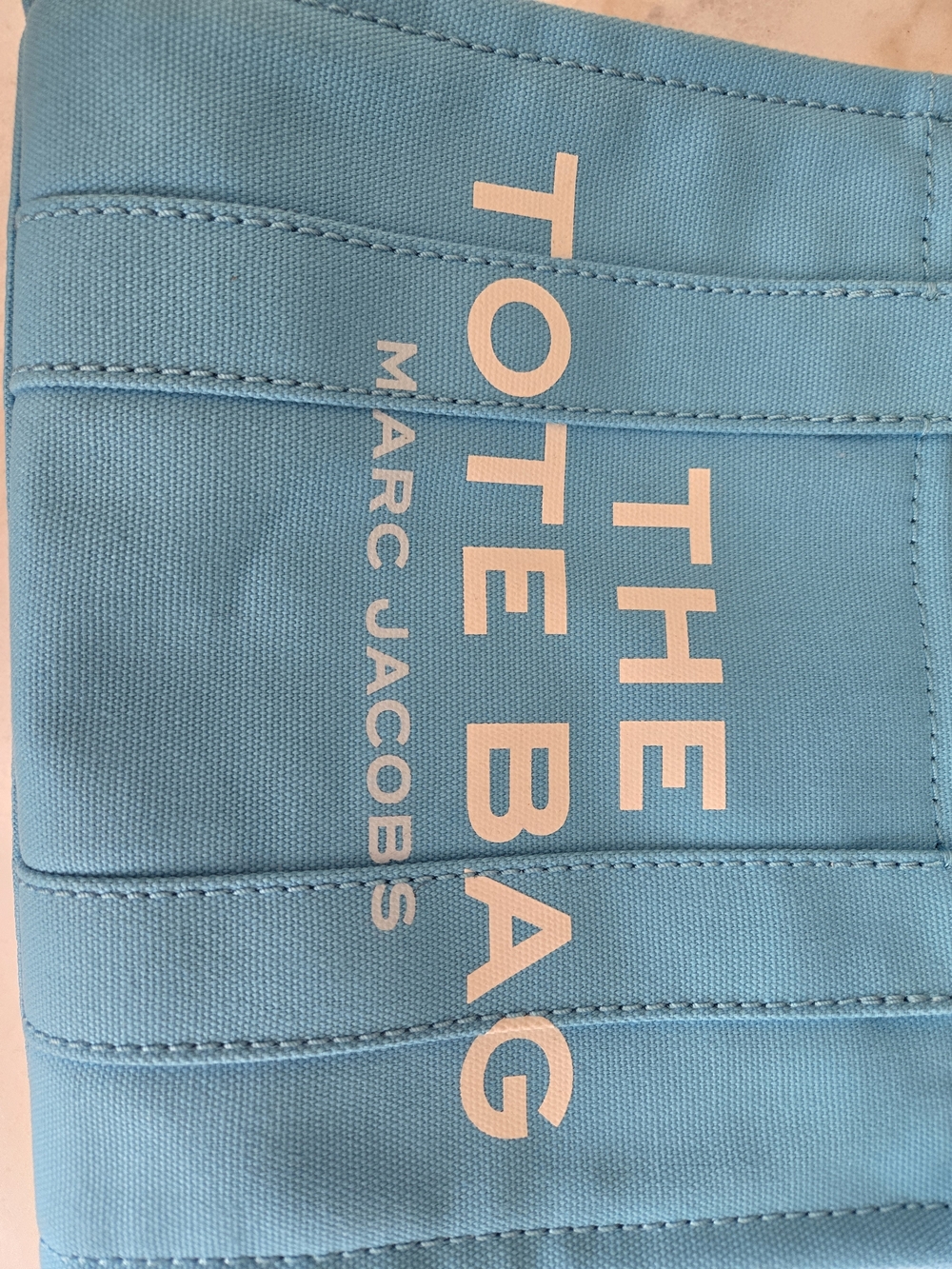 Marc Jacobs The Tote Bag Mini in Light Blue - EUC - Picture 2 of 7